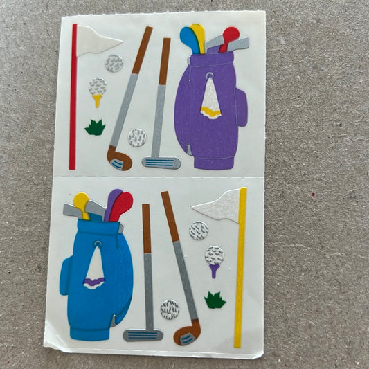 Mrs. Grossman’s Stickers Sports Golf 1/2 Sheet