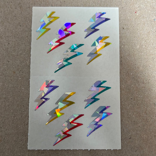 Mrs. Grossman’s Stickers Rain Lightning 1/2 Sheet