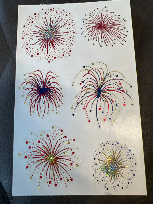 Mrs. Grossman’s Large Stickers Fireworks New