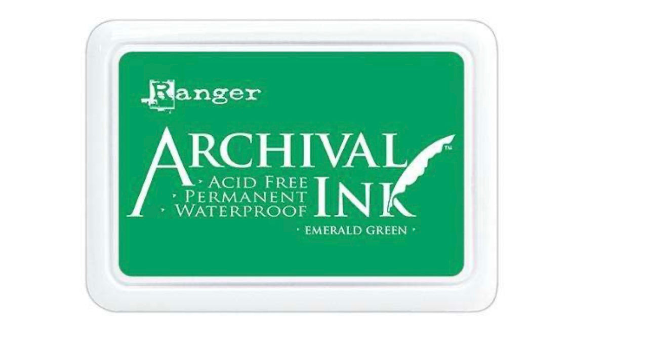 Archival Ink Pads Emerald Green cardmaking