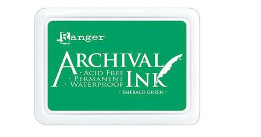 New! Archival Ink Pads Emerald Green cardmaking