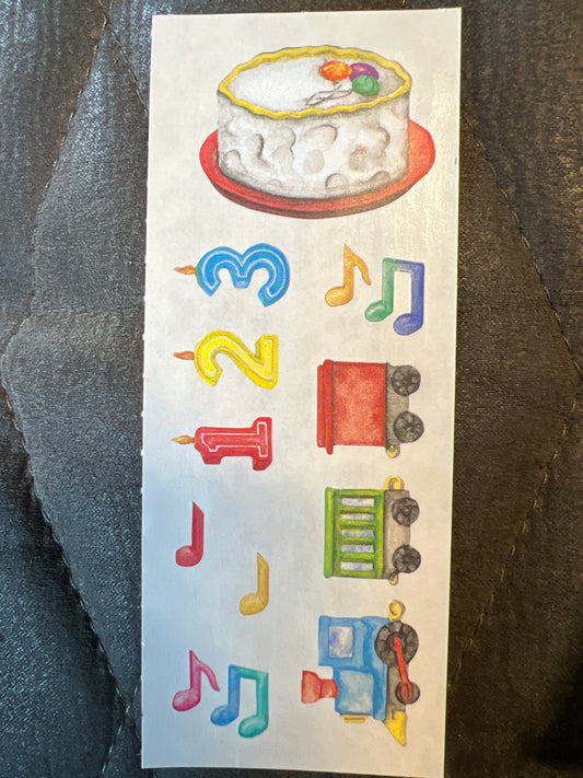 Creative Memories Stickers Boys First Years Birthday new