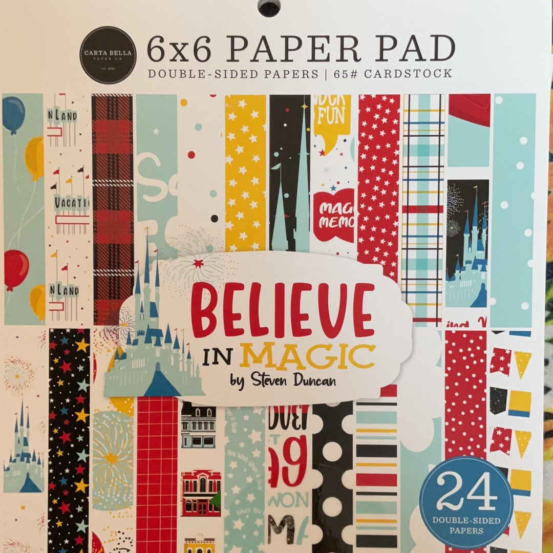 Echo Park Believe in Magic 6x6 Paper Pack CBBIM148023