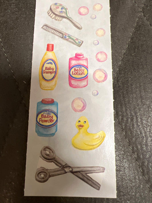 Creative Memories Stickers Girls/Boys First Years Bath time new