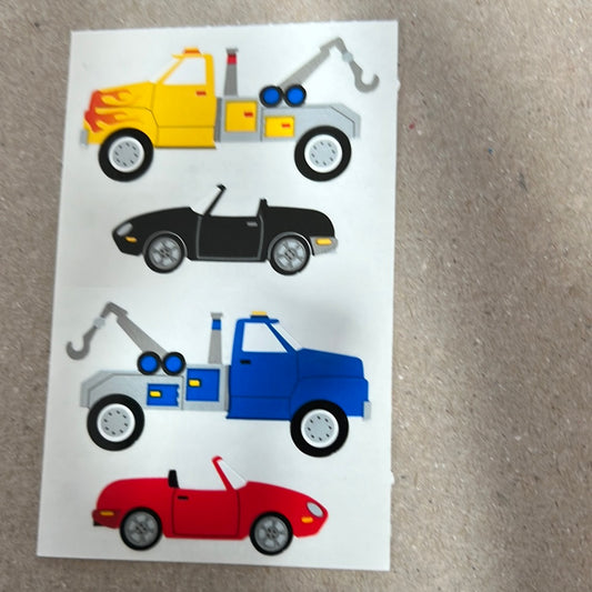 Mrs. Grossman’s Tow Trucks 1/2 Sheet