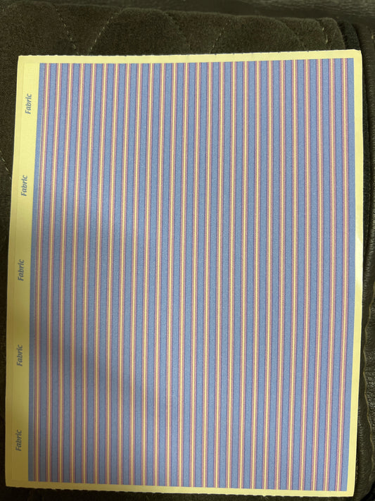 Mrs. Grossman’s Extra Extravagant Stickers Oxford Blue Fashion Fabrics  New