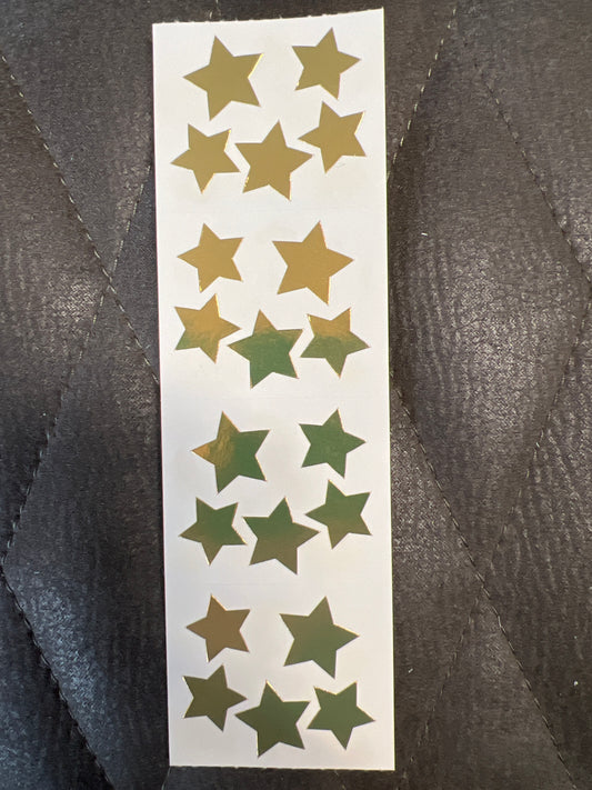 Mrs. Grossman’s Stickers Stars Gold new