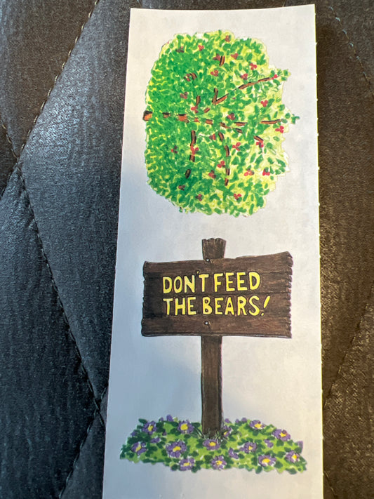 Creative Memories Stickers Wilderness Don’t Feed the Bears new