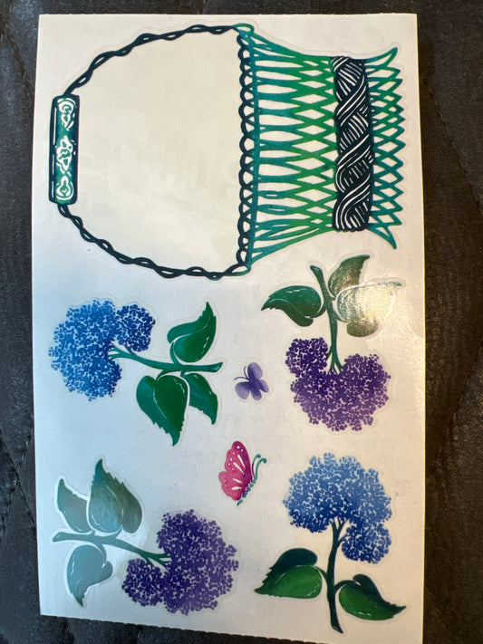Mrs. Grossman’s Large Stickers Posh Hydrangeas New