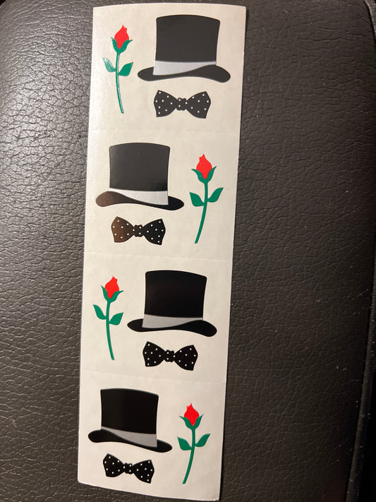 Mrs. Grossman’s Stickers Formal Top Hat New