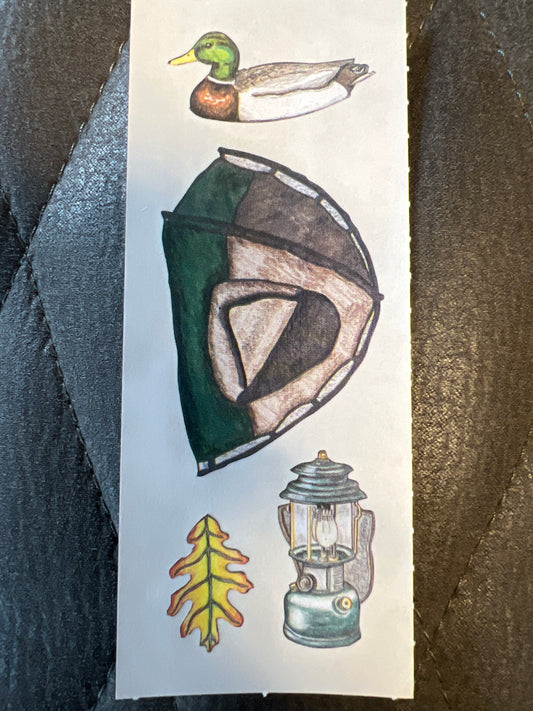 Creative Memories Stickers Wilderness Tent new