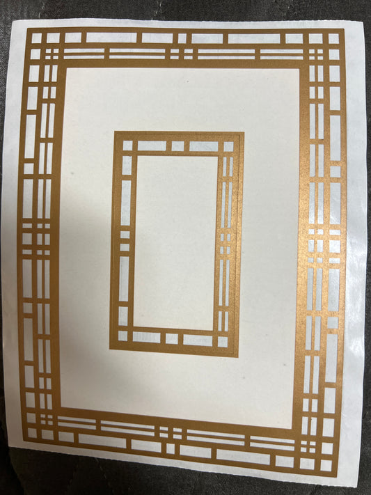 LMrs. Grossman’s Extra Extravagant Stickers Art Deco Frame New