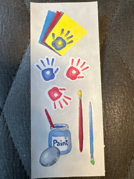 Creative Memories Stickers School Years Paint new