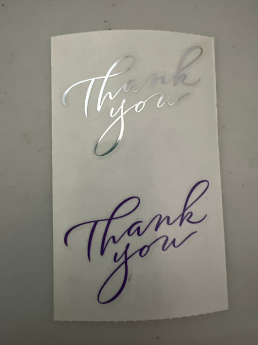 Mrs. Grossman’s Stickers Thank You 1/2 Sheet