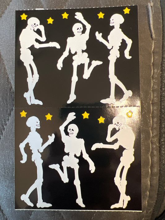 Mrs. Grossman’s Large Stickers Halloween Skeletons New