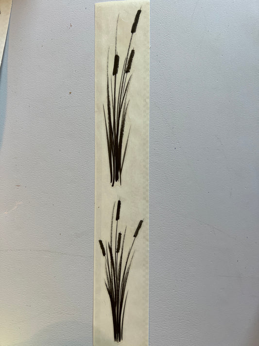 Mrs. Grossman’s Design Line Stickers Brush Cattails New