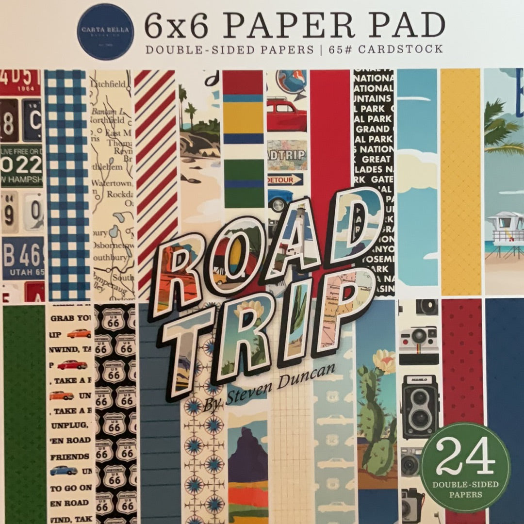 Echo Park Roap Trip 6x6 Paper Pack CBRT151023