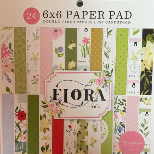 Echo Park Flora No. 4 6x6 Paper Pack CBFLN135023