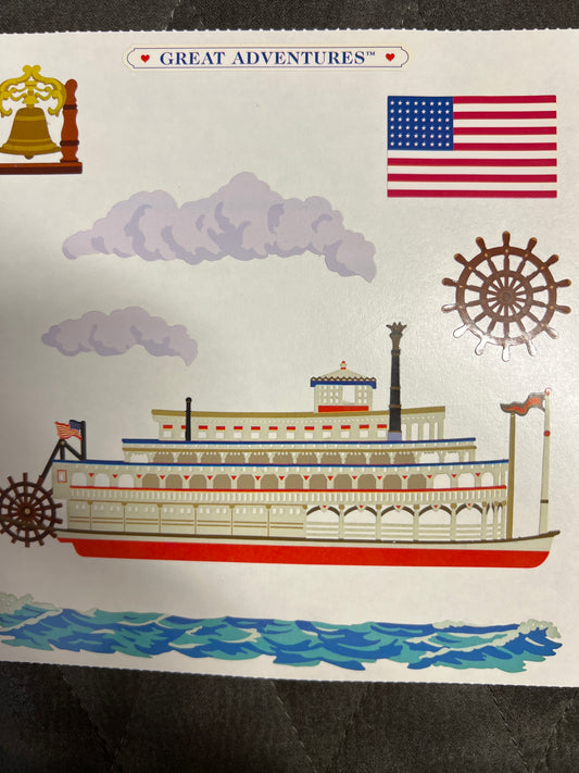 Mrs. Grossman’s Extravagant Stickers Riverboat New