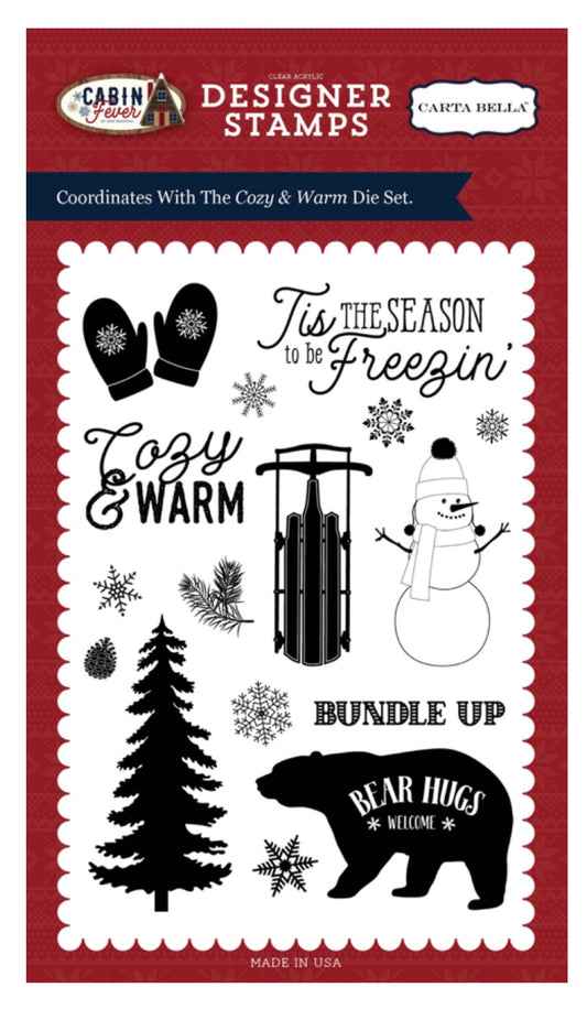 New! Cabin Fever Winter Stamps