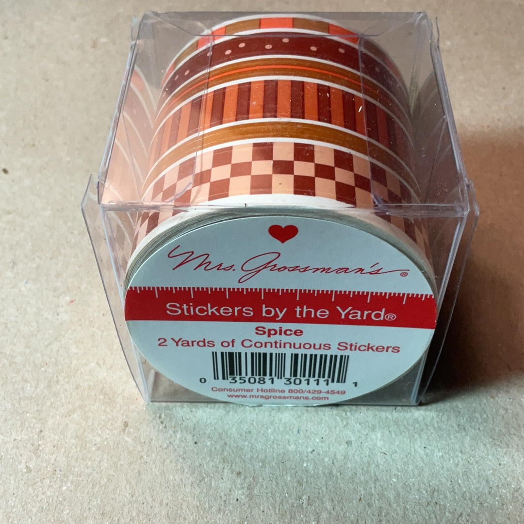 Mrs. Grossman’s Stickers By the Yard Spice