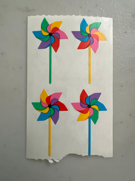 Mrs. Grossman’s Stickers Toys Pinwheels 1/2 Sheets