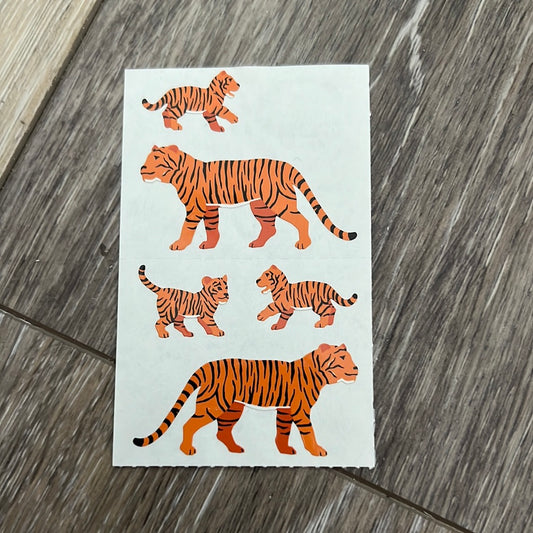 Mrs. Grossman’s Stickers Tigers 1/2 Sheet