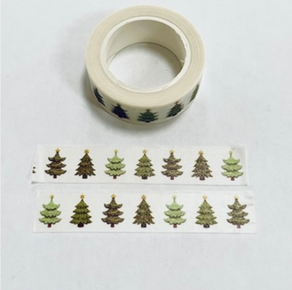 SALE! Christmas Tree Washi Tape Embellishments