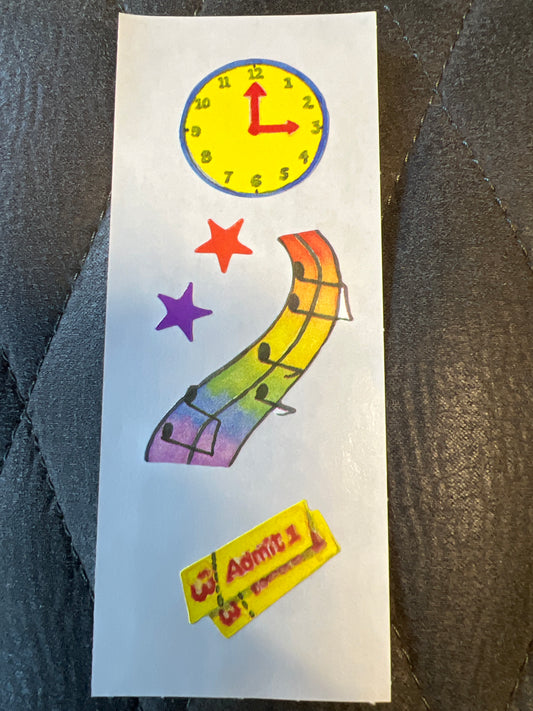 Creative Memories Stickers School Years Music new