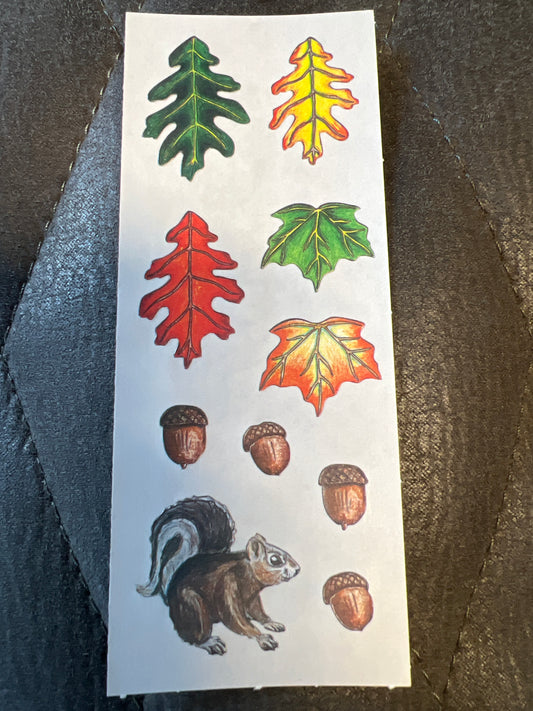 Creative Memories Stickers Wilderness Leaves, Squirrel new