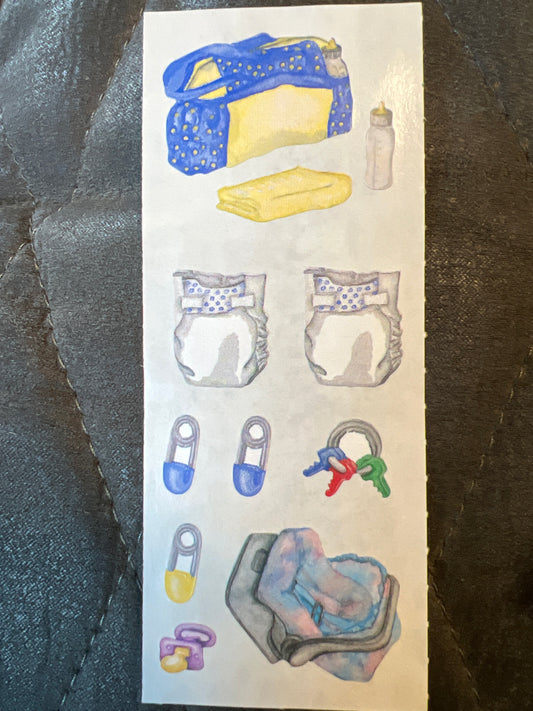 Creative Memories Stickers Boys First Years Car Seat new