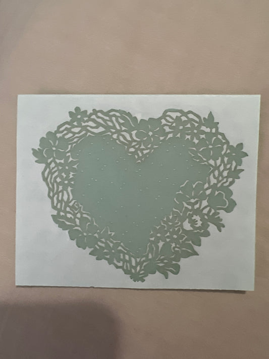 Mrs. Grossman’s Large Stickers Grapevine Wreath Heart 1/2 sheet New