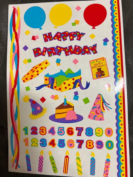 Mrs. Grossman’s Super Extravagant Stickers Birthday New