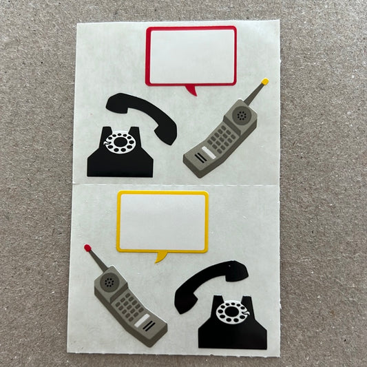 Mrs. Grossman’s Stickers Telephone 1/2 Sheet