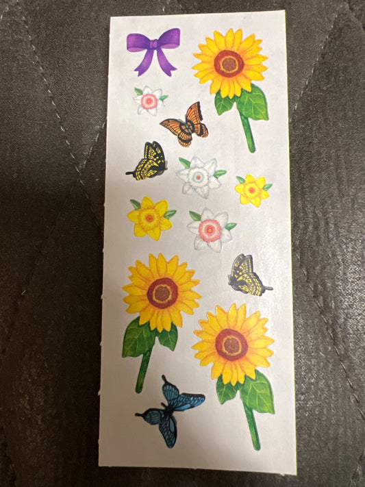Creative Memories Stickers Happenings Sunflower new