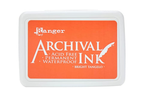 New! Archival Ink Pads Bright Tangelo cardmaking