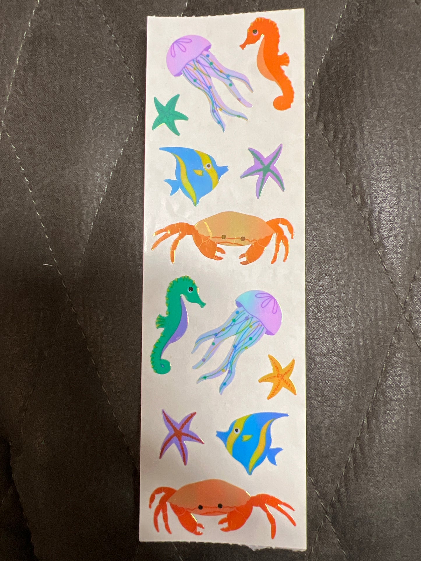 Mrs. Grossman’s Stickers Sea Animals iridescent new
