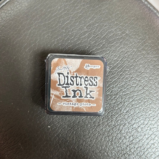 Distress Ink Vintage Photo mini