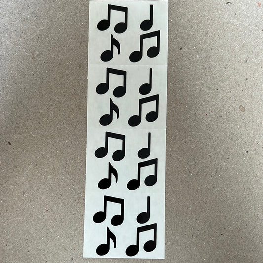 Mrs. Grossman’s Stickers Music Large Black Music Notes