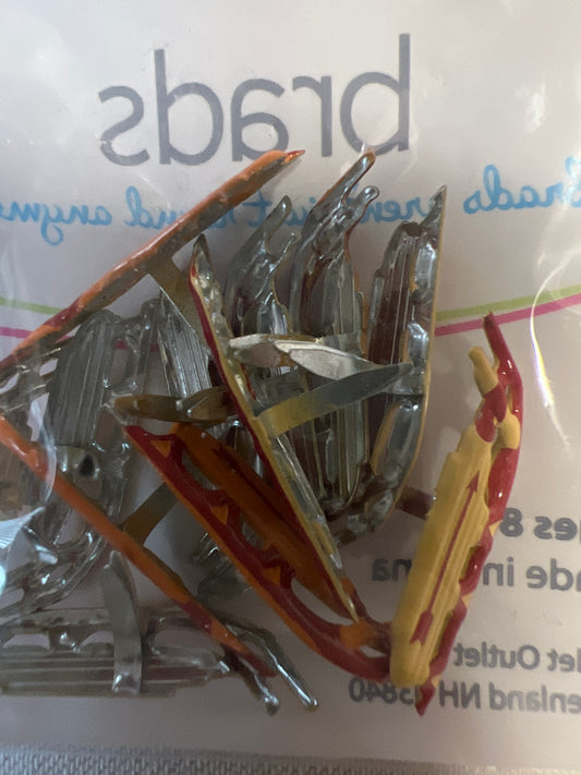 X Sleds Brads Embellishments Winter New