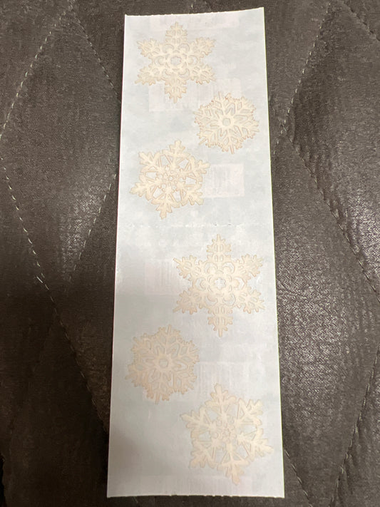Mrs. Grossman’s Stickers Winter Snowflakes New