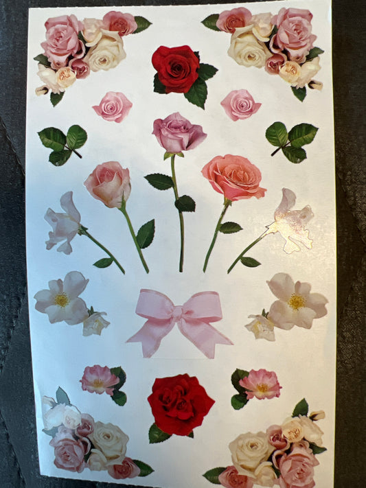 Mrs. Grossman’s Large Stickers Rosebuds New