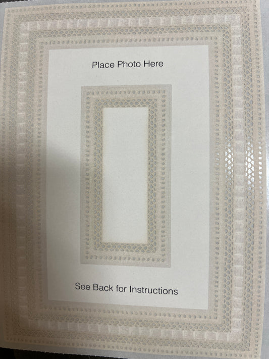 Mrs. Grossman’s Extra Extravagant Stickers Linen Frame New