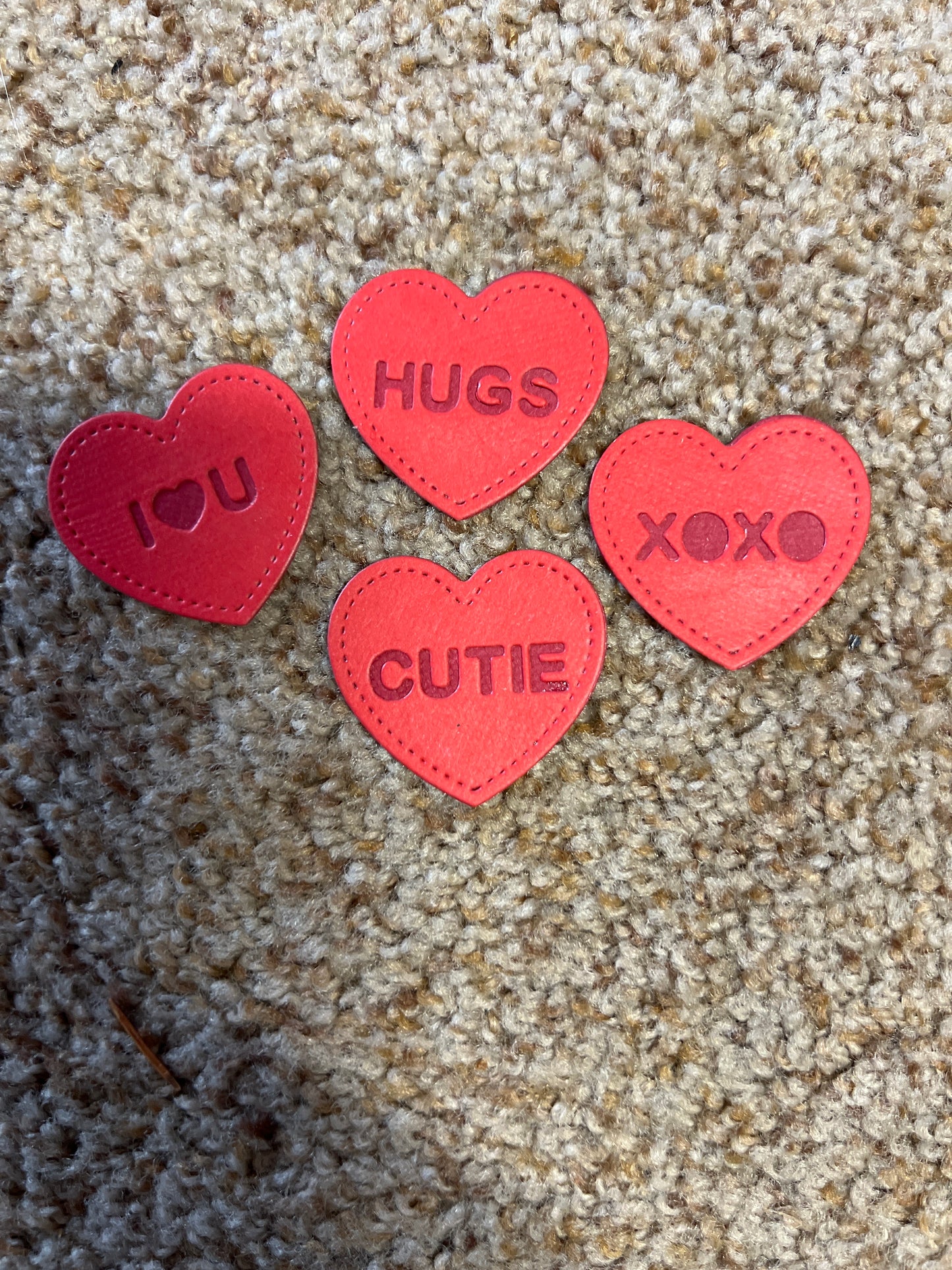 X Conversation Hearts Die Cuts Paper Pieces Valentine’s New