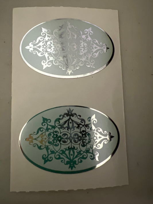 Mrs. Grossman’s Stickers Oval Seal 1/2 Sheet New