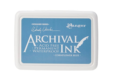 Archival Ink Pads Cornflower Blue cardmaking