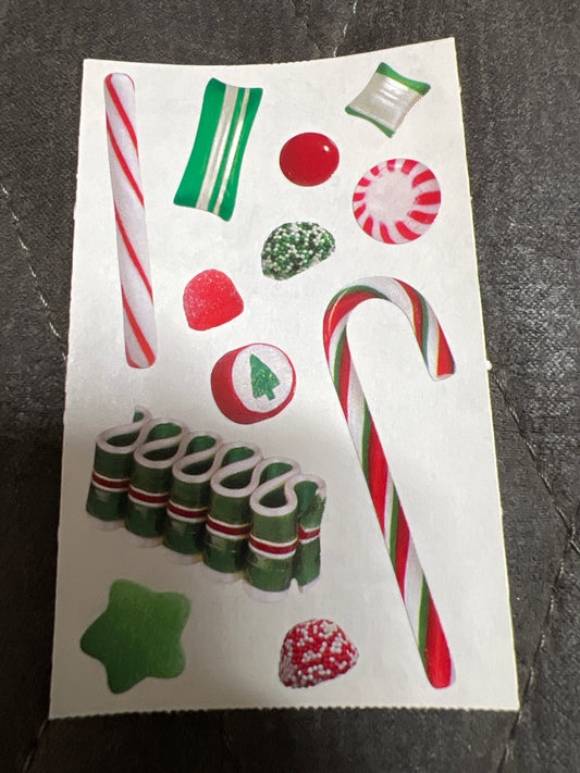 Mrs. Grossman’s Stickers Christmas Candy 1/2 Sheet