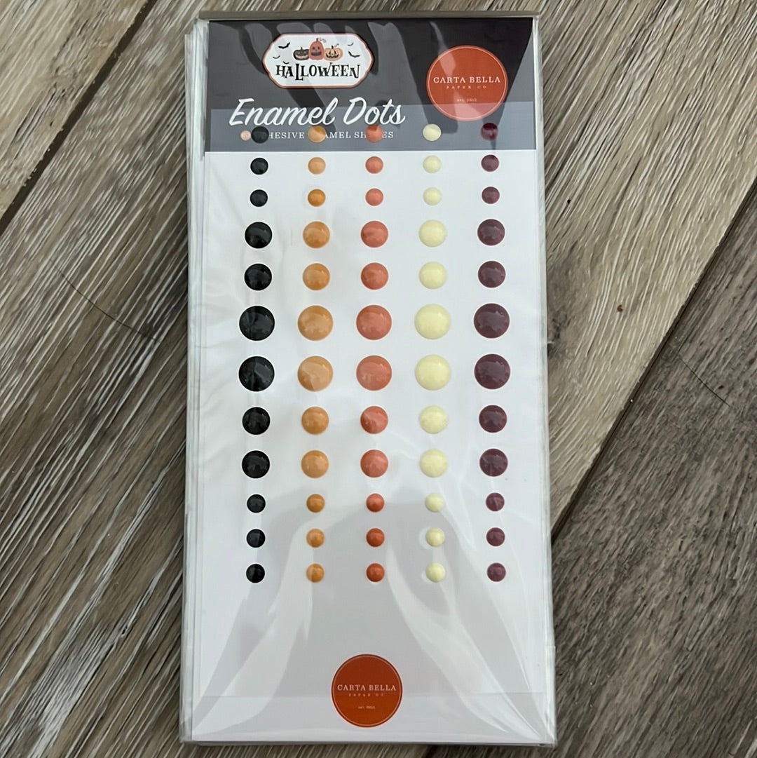 Halloween Enamel Dots Embellishments