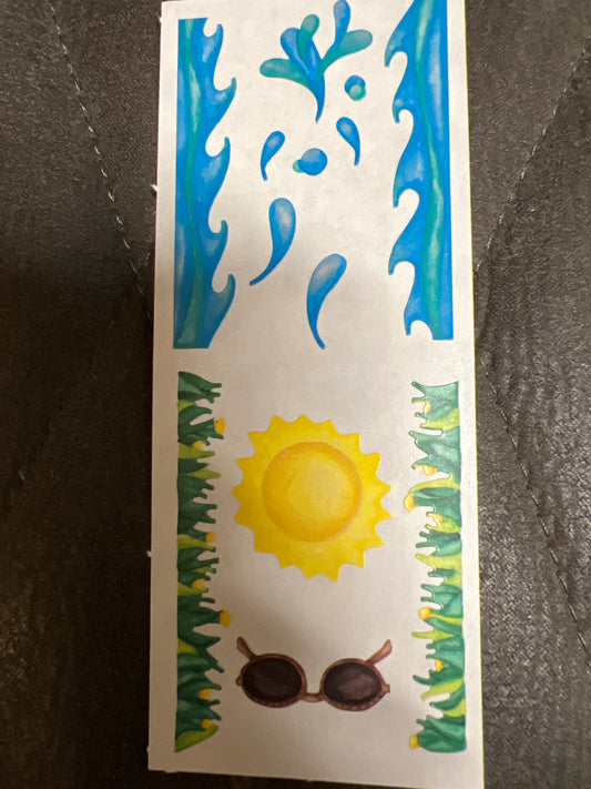 Creative Memories Stickers Variety Water, Grass new