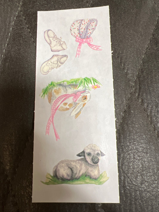 Creative Memories Stickers Girls First Years Easter new